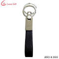 Hot Sale Promotion Gift Leather Metal Ring Keychain for Customzied (LM1508)